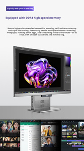 Monitor de escritorio OEM de 24 y 27 pulgadas con tarjeta gráfica integrada, pantalla táctil para oficina, computadora todo en uno - Product Image 3