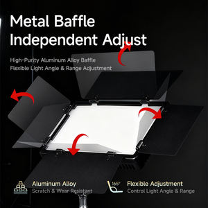 LEDU600 RGB-vullicht 600 <span class=keywords><strong>LED</strong></span>-kralen Draagbaar Lichtgewicht Volledig kleurenspectrum Verstelbaar voor buitenfotografie Veldopnamen - Product Image 5