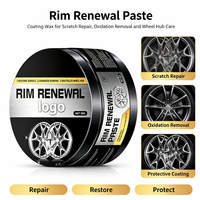 Pâte de Renouvellement de Jantes, Cire de Réparation des Rayures de Roues, Revêtement Anti-Oxydation et Anti-Usure, Étiquette et Emballage Personnalisés
