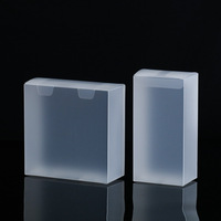 Boîtes en plastique transparentes en gros avec logo personnalisé, boîtes d'emballage givrées, boîtes rectangulaires en PVC