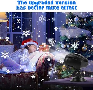 Christmas <b>Lights</b> Blizzard Owl Shape Binocular Remote Control Outdoor Lawn Projection Film Pattern Snowflake <b>Lights</b> Wholesale - Product Image 5