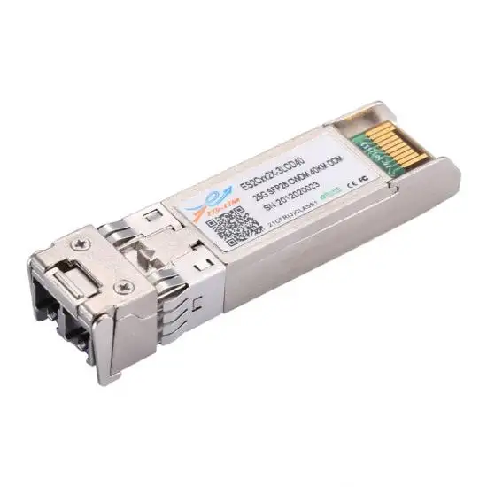 ETU LINK Hot-plugable 25G SFP28 CWDM 40KM LC Module DDM SMF optik Transceiver modul SFP