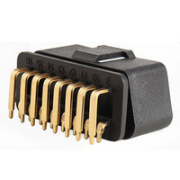J1962 OBD OBD2 OBDII 16 broches connecteur mâle avec broches à 90 degrés