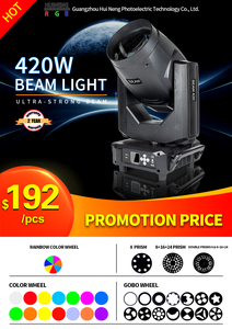 Nueva Luz de Escenario LED de Haz Móvil de 420W con Control DMX512 para DJ, Discoteca, <span class=keywords><strong>Pub</strong></span>, Color de Emisión Blanco, Equipo para Eventos de Aluminio - Product Image 2