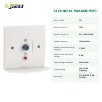 Disjoncteur miniature de bonne qualité JIELI 1P AC 230/380V, protection contre les surcharges pour climatiseur, 50/60Hz, 1,5kA, 20A, interrupteur de sécurité