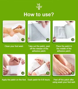 Direto Da China Fábrica De Alta Qualidade Orgânica Herbal Detox Foot Pads Pure <span class=keywords><strong>Body</strong></span> Cleansing Patch Novo Healthcare Supply Product - Product Image 6