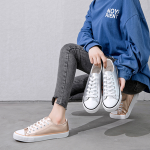 Vente <span class=keywords><strong>en</strong></span> gros de baskets pour femmes avec logo personnalisé chaussures de tennis basses <span class=keywords><strong>en</strong></span> <span class=keywords><strong>cuir</strong></span> blanc avec design de sport chaud pour l'hiver et le printemps - Product Image 6