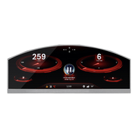 Module LCD de tableau de bord automobile ultra-large incurvé de 12,3 pouces 1920x686, 1000 nits, rapport de contraste 1500:1