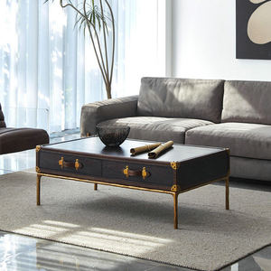<span class=keywords><strong>Tavolino</strong></span> da Caffè Moderno in Metallo e <span class=keywords><strong>Vetro</strong></span> Stile Mid-Century, Prezzo di Fabbrica, Durevole, per Arredamento Casa, Uso Generale in Soggiorno di Villa - Product Image 2