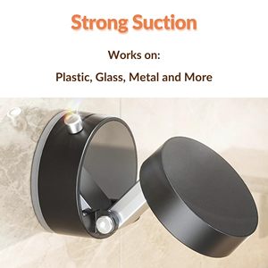 Foldable Double Sided Suction Cup Phone Holder Magnetic Vacuum Suction for <b>Desk</b> Use Portable ABS Material Smooth Textured - Product Image 6