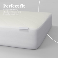 Certification OEKO Couvre-matelas de sécurité en polyester à mémoire de forme en mousse imperméable et anti-mouillage nocturne pour bébé