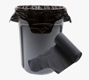 Sacs poubelles plats en PE recyclé, noirs et colorés, de grande taille, jetables, portables, en rouleau, vente en gros - Product Image 3