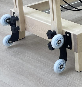 <span class=keywords><strong>Venta</strong></span> comercial de fábrica, conjunto de reformadores de marco de madera sólida importada, reformador plegable portátil, máquinas de Pilates plegables - Product Image 2
