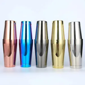 Nuovo design kit da barista set da cocktail shaker in acciaio inox per mescolare cocktail shaker set da bar vendita calda