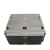 Grand 200w carré en aluminium fermeture éclair ailettes broche dissipateur de chaleur profil al 56mm dissipateur thermique dissipateur de chaleur en aluminium pour serveur