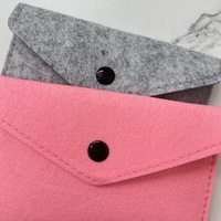 Pochettes en feutre faites à la main avec jade blanc naturel pour massage Gua Sha - Cadeau promotionnel