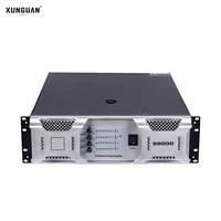 Amplificateur de puissance professionnel XUNGUAN S9000PLUS 4 canaux 1500W, amplificateur audio à montage en rack pour système de sonorisation de concert