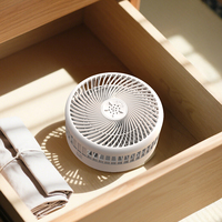 Ventilateur sur pied pliable rechargeable USB 7200 mAh avec télécommande Service OEM ventilateur à 4 vitesses pour le sol et le bureau