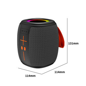 Loa siêu trầm mini không dây LED RGB chất lượng cao, sử dụng ngoài trời, sản xuất tại Trung Quốc - Product Image 1