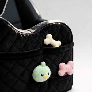Siège auto portable pour chien, rehausseur de siège, protection de siège auto pour animaux de compagnie, coussin de voyage pour chiots, coussin de luxe pour véhicule, rehausseur de siège auto pour chien - Product Image 6