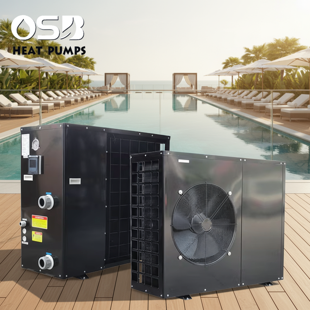 10kw 20kw 30kw Air Source Swimming Pool Heat Pump Water Heater Inverter Solar Powered for Hotel & Domestic Use 3 Phase Heater