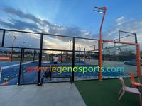 Fournisseur de terrains de padel super panoramiques les plus vendus, terrain de padel, terrain de paddle-tennis, cancha de padel