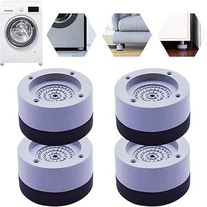 Set di 4 Piedini Antivibrazioni per <span class=keywords><strong>Lavatrice</strong></span>, Resistenti, Ecologici, Riutilizzabili, con Superficie Antiscivolo e Design Regolabile - Product Image 1