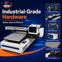 Printer UV Flatbed Multi-Fungsi A1 6090 dengan 3/4 Head Epson untuk Silinder, Film UV DTF AB, Material Datar, Penentuan Posisi Kamera