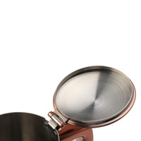 Cafetière portable en acier inoxydable de style italien moderne, durable, pour la préparation du café italien et du café en caféterie