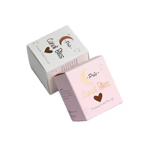 Best Selling Products Different Colors Hollow Heart Square Favor Sweet Gold Foil Boxes Wedding