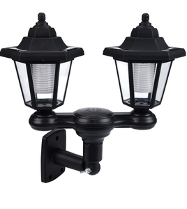 Lampada Solare Esagonale a Doppia Testa <span class=keywords><strong>per</strong></span> Muro, Lampada Solare <span class=keywords><strong>da</strong></span> <span class=keywords><strong>Giardino</strong></span> <span class=keywords><strong>da</strong></span> 1,5 Metri, Lampada Solare a <span class=keywords><strong>Terra</strong></span> - Product Image 2