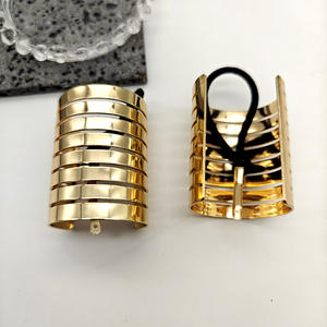 Nouveaux accessoires capillaires haut de gamme de style européen et américain : Élastique et boucle métalliques <span class=keywords><strong>pour</strong></span> la mode 2026, pince à cheveux tressée <span class=keywords><strong>pour</strong></span> queue de cheval - Product Image 2