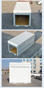 Garaje Prefabricado de Panel Sándwich para 1, 2 o 3 Autos, Contenedor Prefabricado con Apartamento y Puerta Enrollable - Product Image 5