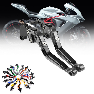 Levier d'embrayage de frein réglable, pliable et Durable, pour <span class=keywords><strong>MV</strong></span> aguista F3 800/AGO/RC (modèle AMG), 2014 — 2018, prix d'usine, nouveau - Product Image 3