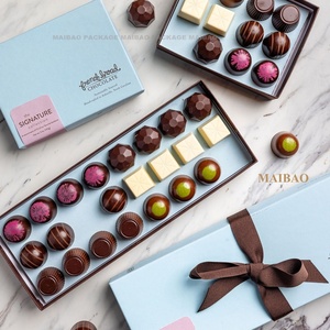 Custom Reasonable Price Kraft Paper Folding <strong>Fancy</strong> Design Baklava Sweet Macaron <strong>Chocolate</strong> Dates Packaging Boxes - Product Image 3