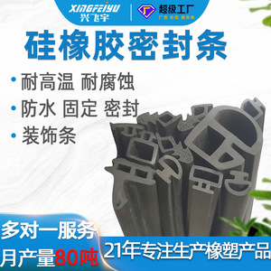 EPDM <b>Rubber</b> Sealing <b>Strips</b> Customizable Black High Temperature Resistant For Industrial Applications - Product Image 3