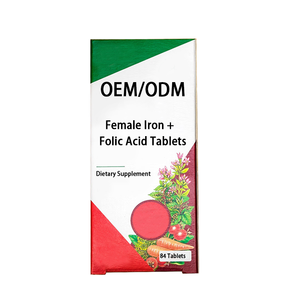 Suplemen Besi Premium Label Pribadi OEM dengan Vitamin C, Suplemen Makanan untuk Wanita, Meningkatkan Darah & Mendukung Energi - Product Image 2