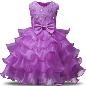 Flower Girl <b>Dress</b> Formal 3-8 Years Floral Baby Girls <b>Dresses</b> Vestidos 9 Colors <b>Wedding</b> Party Children Clothes Birthday Clothing - Product Image 5