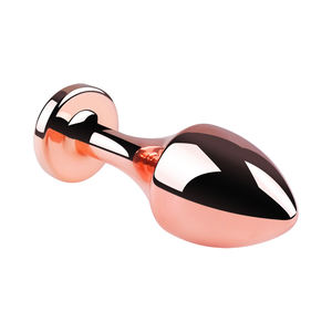 Nuovo Modello Esclusivo Dongkai: Plug Anale XXXL in Oro Rosa con Gioiello in Cristallo, Forma Rotonda per Stimolazione Anale, per Donne/Uomini - Product Image 3