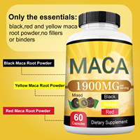 Capsules de Maca en Gros Personnalisables 1900 mg – Compléments Alimentaires Énergétiques à Base de Plantes pour l'Amélioration de la Vitalité