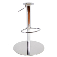 Base de chaise de bar en acier inoxydable robuste jambe de tabouret de bar de loisirs multifonctionnelle Installation facile jambes de tabouret à hauteur réglable