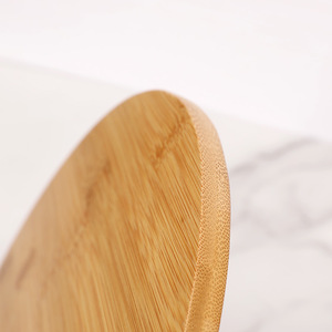 Round Bamboo <b>Tea</b> <b>Tray</b> For Tableware Storage With Teapot And Cups Set - Product Image 5
