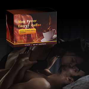 Café de ginseng rouge Tongkat Ali-Supplément de soutien énergétique masculin aux champignons Maca et Reishi - Product Image 3