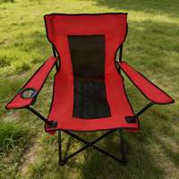 Fauteuil pliant d'extérieur - Chaise de pêche et de plage portable pour le camping et les pique-niques - Mobilier d'extérieur