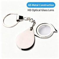 Loupe de Bijoutier Pliable Tout Métal à Haute Magnification Feile pour Objets de Collection et Antiquités