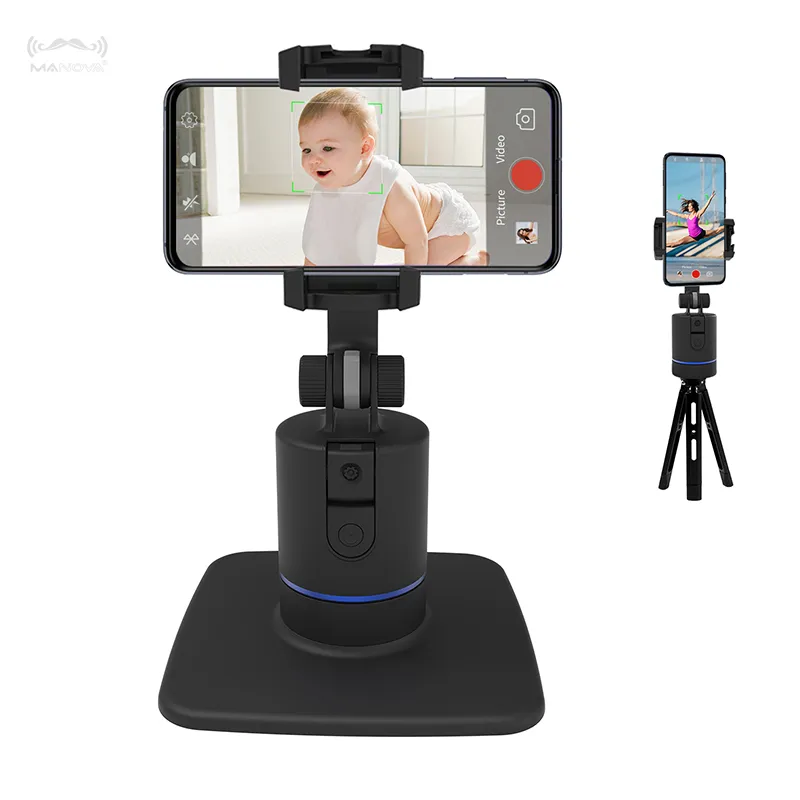 360 rotazione Auto face Tracking Smartphone Giunto Cardanico Selfie Stick Portatile Auto Shooting Stabilizzatore Supporto