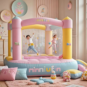 Château gonflable intérieur et extérieur, jeux de saut pour enfants, château gonflable de qualité commerciale pour équipement de fête - Product Image 3