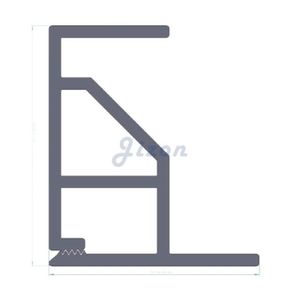 Rail mural en tissu de 2 "-Rail décoratif en <span class=keywords><strong>PVC</strong></span> pour finition murale en tissu - Product Image 4