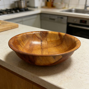 Tazones Redondos de Bambú, Ligeros, Sostenibles, Ecológicos, Artesanías, Logotipo Personalizado para Ensaladas, Sopas, Vajilla para el Hogar, Hotel - Product Image 5