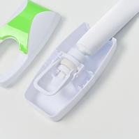 Tempat Sikat Gigi Plastik Otomatis Dispenser Pasta Gigi Set Anti Debu Perekat Tempel Dinding Pemeras Kamar Mandi
